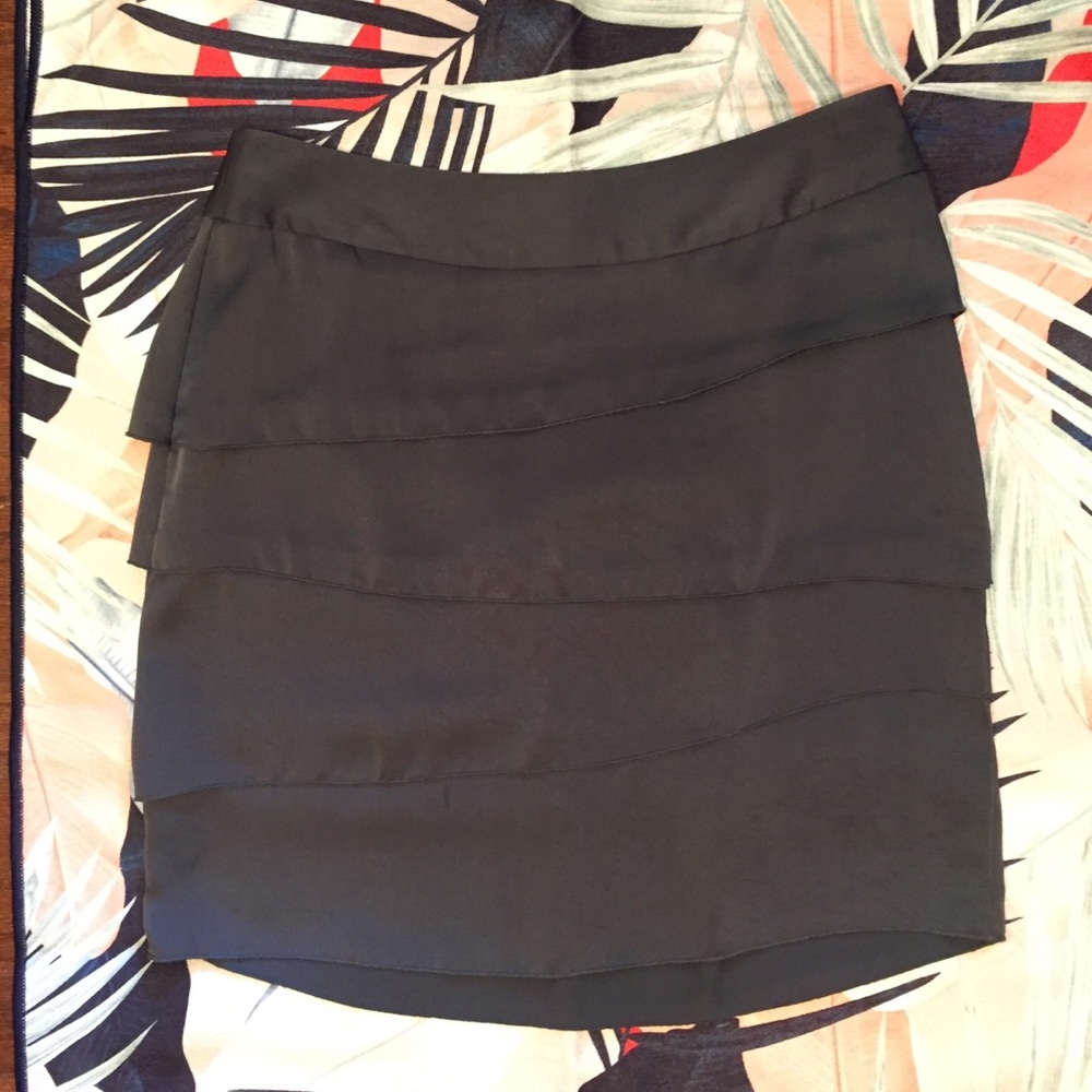 Banana Republic Silky Tiered Skirt